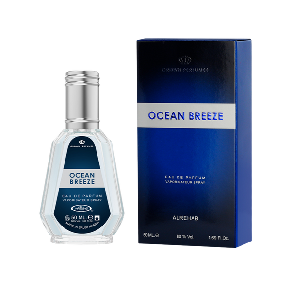 Purchase 50ml Ocean Breeze Perfume for Men by Alrehab Perfumes